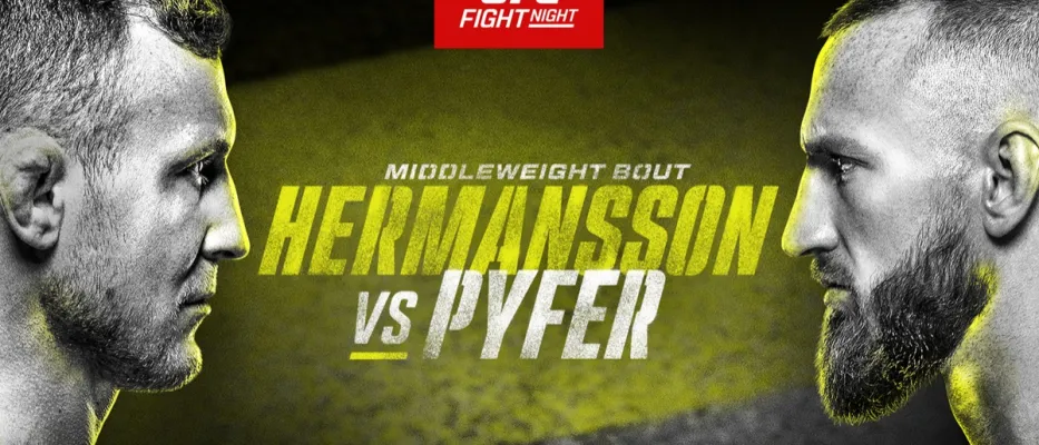UFC Fight Night: Jack Hermansson vs Joe Pyfer